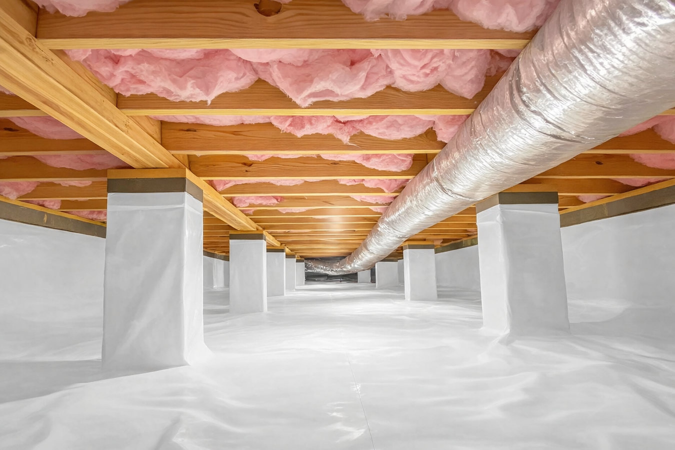 Crawl space insulation in Victoria, TX